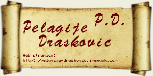 Pelagije Drašković vizit kartica